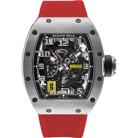 richard mille red velcro strap|richard mille red strap price.